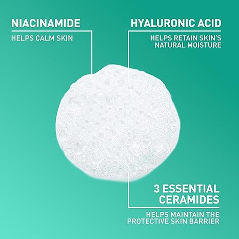 CeraVe Foaming Facial Cleanser – For Normal to Oily Skin